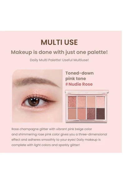 Dailism Eye Palette Nuddle Rose - 4