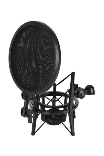 Lastvoice Nb40 Masa Mikrofon Standı (sehpa) + Sh-101 Pop Filtre Ve Shock Mount Set - 2