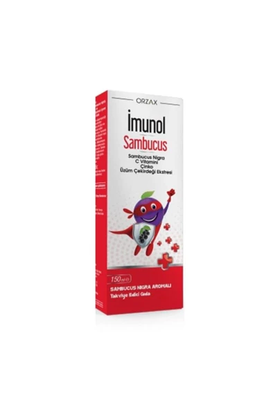 Orzax Ocean İmunol Sambucus Şurup 150 ml