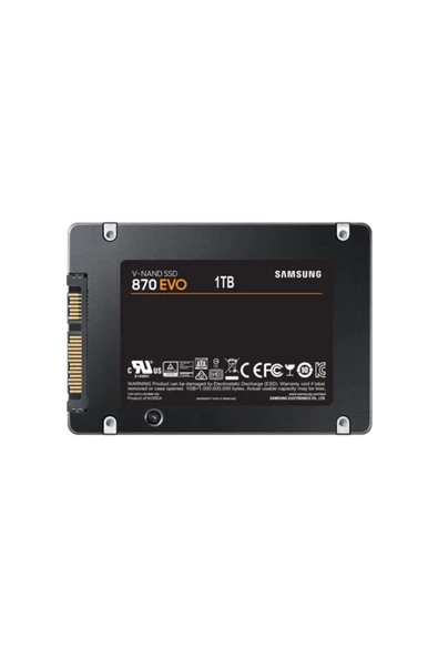 Samsung 870 Evo 1tb V-nand Sata 3 2.5 Ssd Disk Mz-77e1t0bw - 2