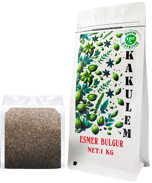 KAKULEM SERTİFİKALI Esmer Çiğ Köftelik İnce Bulgur 1 KG