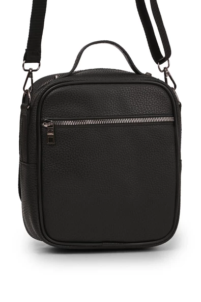 Erkek Basic Portföy Çanta Floater Desen Siyah 116011 - 2