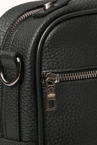 Erkek Basic Portföy Çanta Floater Desen Siyah 116011 - 4