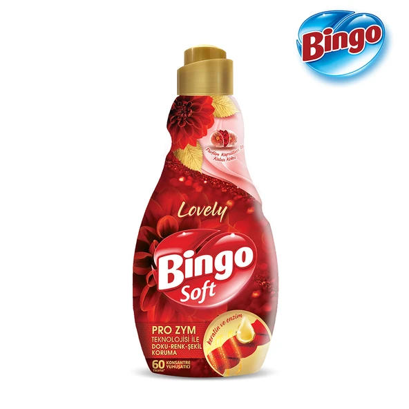 Bingo Soft Konsantre Çamaşır Yumuşatıcısı Lovely 1440 ml X 6 Adet - 3