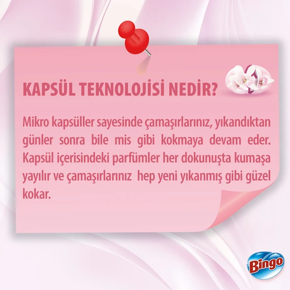 Bingo Soft Konsantre Çamaşır Yumuşatıcısı Manolya 1440 ml X 6 Adet - 9