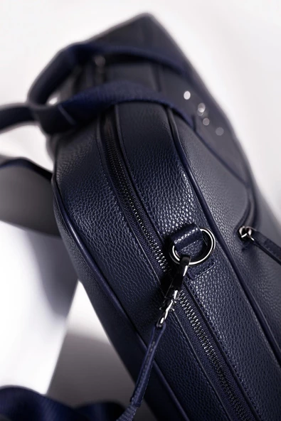 Erkek Basic Evrak Çantası Floater Desenli Lacivert (6611L) 116017 - 3