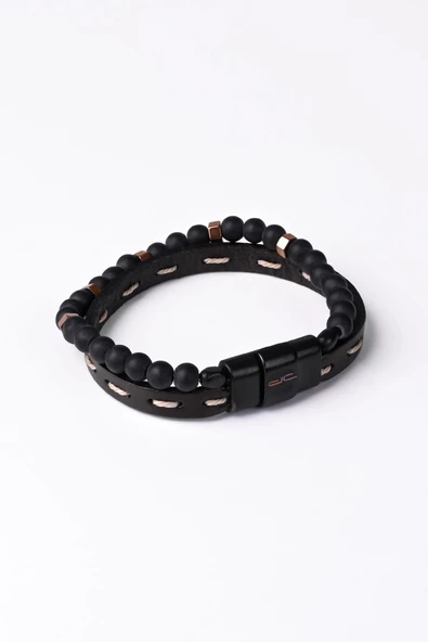 Hakiki (Gerçek) Deri Bileklik Kahverengi 117542 - 2