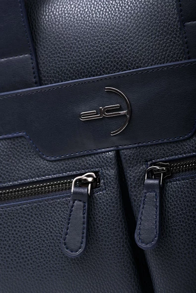 Erkek Basic Evrak Çantası Floater Desenli Lacivert 116021 - 5