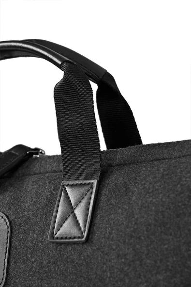 Erkek Kaşe Evrak Çantası Siyah 200001 - 6