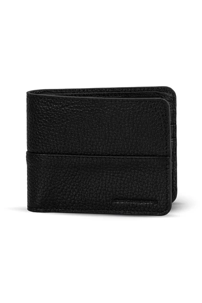 Erkek Hakiki (Gerçek) Floater Deri Cüzdan Siyah 113539