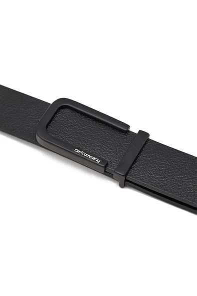 Erkek Siyah Deri Kemer 112536 - 4