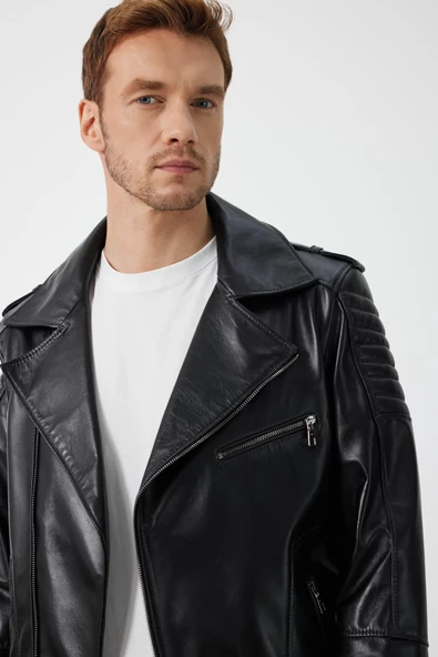 Rob Siyah Deri Mont - 3