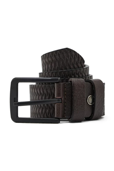 Erkek Kahverengi Deri Kemer 112538 - Resim 2