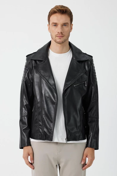 Rob Siyah Deri Mont - 2