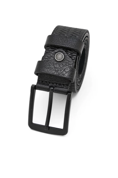 Erkek Siyah Deri Kemer 112538 - 4