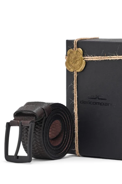 Erkek Kahverengi Deri Kemer 112538 ürün görseli