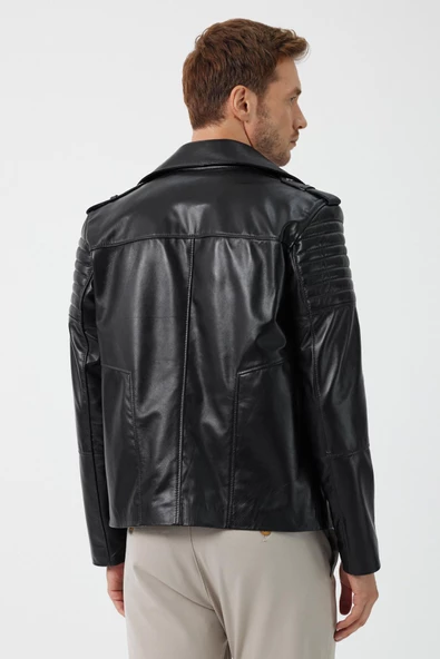 Rob Siyah Deri Mont - 5