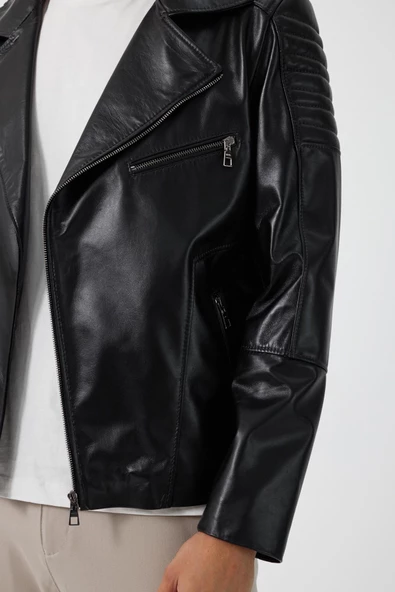Rob Siyah Deri Mont - 8