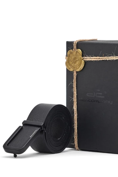 Erkek Siyah Deri Kemer 112536 - 5