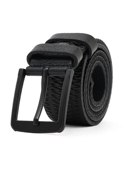 Erkek Siyah Deri Kemer 112538 - 3