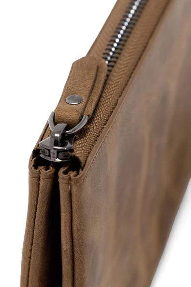 Erkek Hakiki Deri Portföy Çanta Taba 116517 - 5