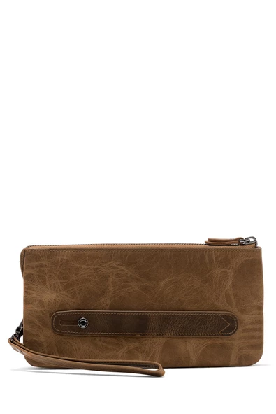 Erkek Hakiki Deri Portföy Çanta Taba 116517 - 2