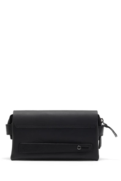 Erkek Hakiki Deri Portföy Çanta Siyah 116516 - Resim 2