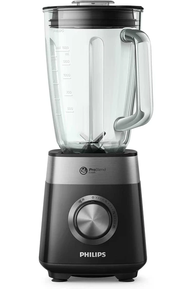 PHİLİPS Problend Blender Hr2228/90 5000 Cam Smoothie 800 W Siyah