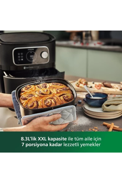 Philips Hd9875/90 7000 Serisi Airfryer Combi Xxl Connected - 8
