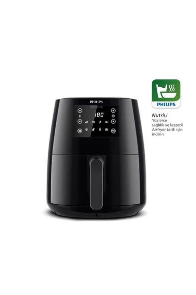 PHİLİPS 3000 Serisi Airfryer, 0.8Kg, 4.1L Kapasite, Siyah, Hd9243/90 - 6