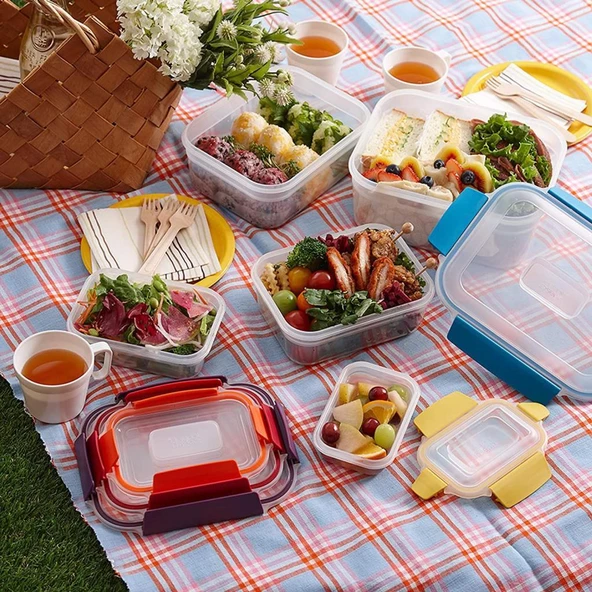 Joseph Joseph 81081 Nest Lock 5 Parça Saklama Kabı Seti - Çok Renkli - 4