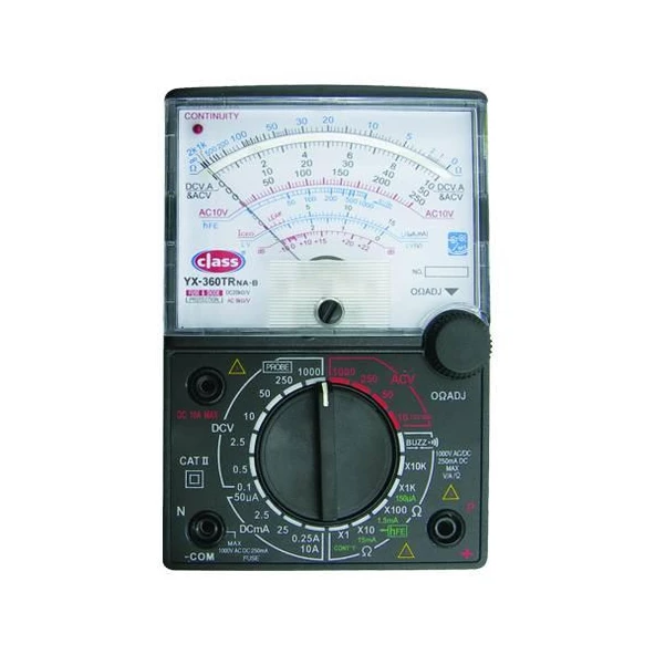 Gesi YX-360TRE-B Analog İbreli Multimetre;UB;Class