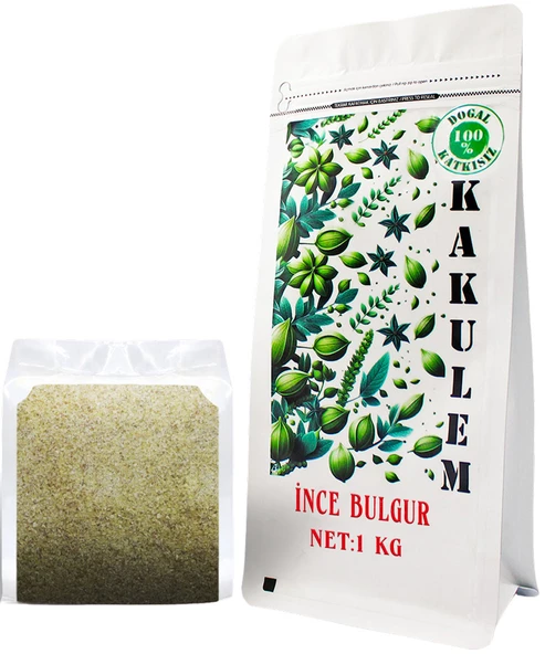 KAKULEM SERTİFİKALI Kısırlık İçli Köftelik İnce Bulgur 1 KG