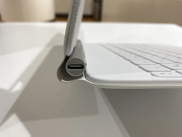 APPLE MAGİC KEYBOARD 11 İNÇ İPAD KLAVYESİ BEYAZ TÜRKÇE Q (REYON ÜRÜNÜ) - 4