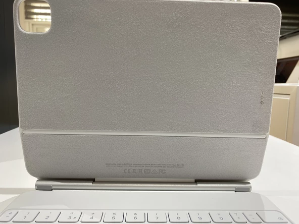 APPLE MAGİC KEYBOARD 11 İNÇ İPAD KLAVYESİ BEYAZ TÜRKÇE Q (REYON ÜRÜNÜ) - 2