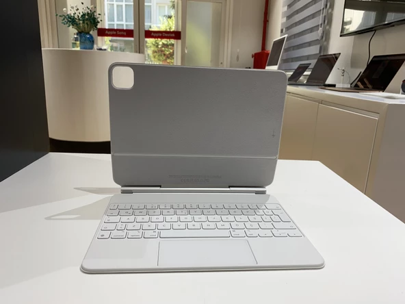 APPLE MAGİC KEYBOARD 11 İNÇ İPAD KLAVYESİ BEYAZ TÜRKÇE Q (REYON ÜRÜNÜ)