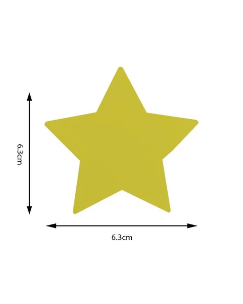 Kamei Süper Şekilli Delgeç Yıldız 6.3 cm KM5825 - 5