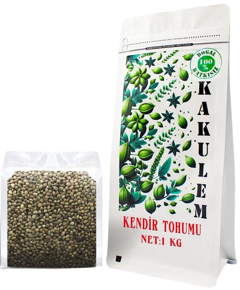 KAKULEM SERTİFİKALI Kendir Çedene Kenevir Tohumu 1 KG