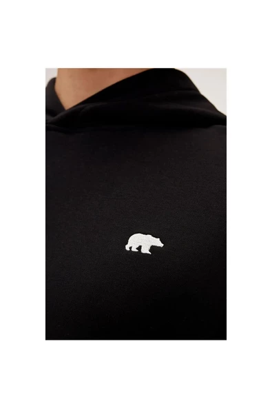 Bad Bear Drake Hoodie OS Siyah Sweatshirt - 3