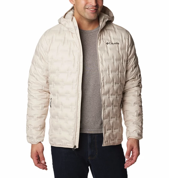 Columbia Delta Ridge Down Hooded Erkek Kaz Tüyü Mont WO6610 - Resim 5