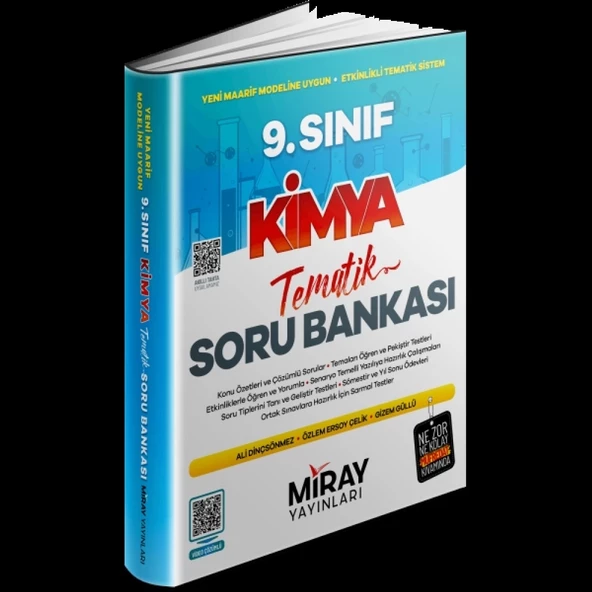 Miray 9. Sınıf Kimya Tematik Konu Özetli Soru Bankası