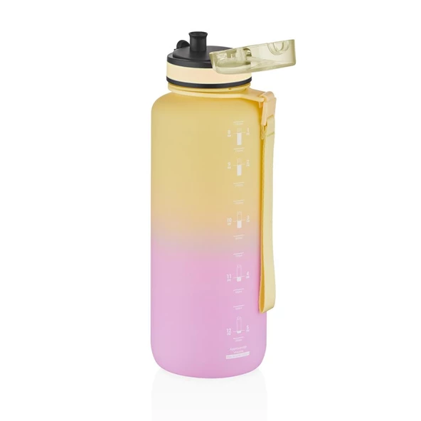 Vagonlife Uzspace 3056 1500ml Sarı-Mor Tritan Matara - 2
