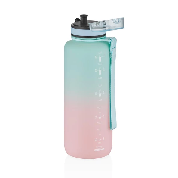 Vagonlife Uzspace 3056 1500ml Mint Yeşili-Pembe Tritan Matara - 2