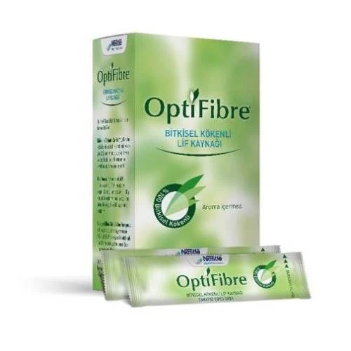 Nestle OptiFibre Bitkisel Kökenli Lif Kaynağı Takviye Edici Gıda 5 grlık 10 Saşe