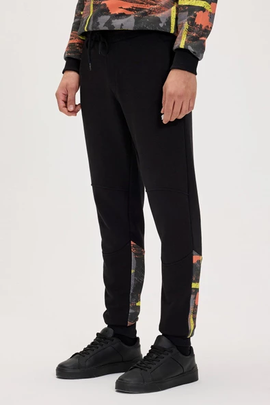 Bad Bear Flame Siyah Erkek Eşofman Altı - 5