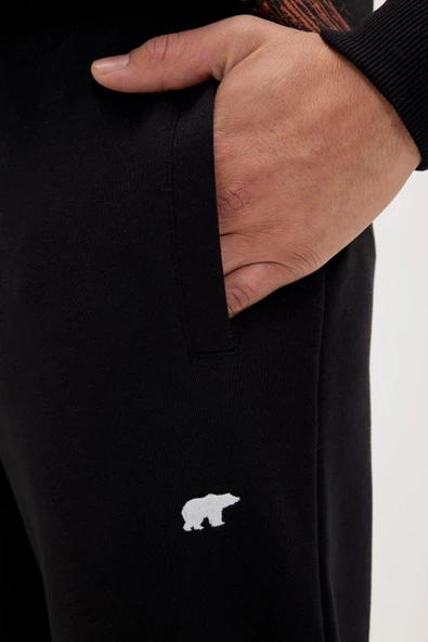 Bad Bear Flame Siyah Erkek Eşofman Altı - 7
