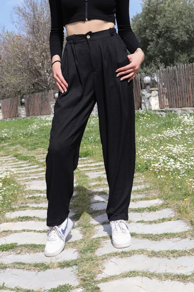Yazlık Günlük Şalvar Kadın Pantolon - 2
