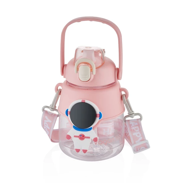 Vagonlife VGN6276 1250ml Pipetli Pembe Matara