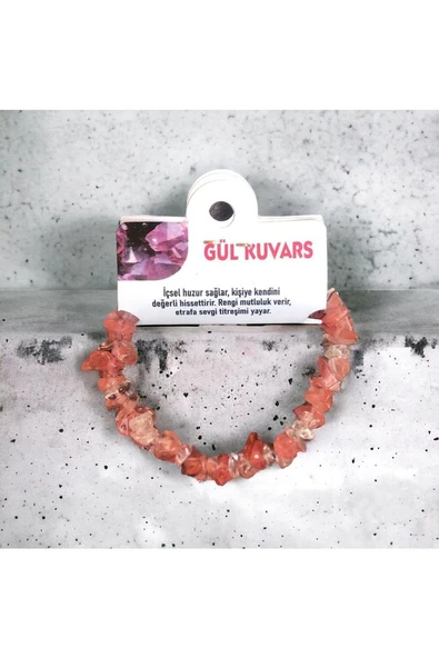 Gül Kuvars Bilezik - 2