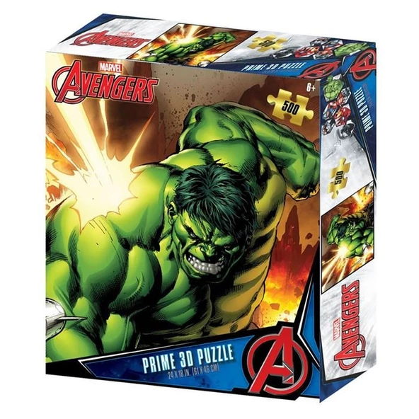 NECO PRIME 3D PUZ 500 PRC 32672 AVENGERS HULK